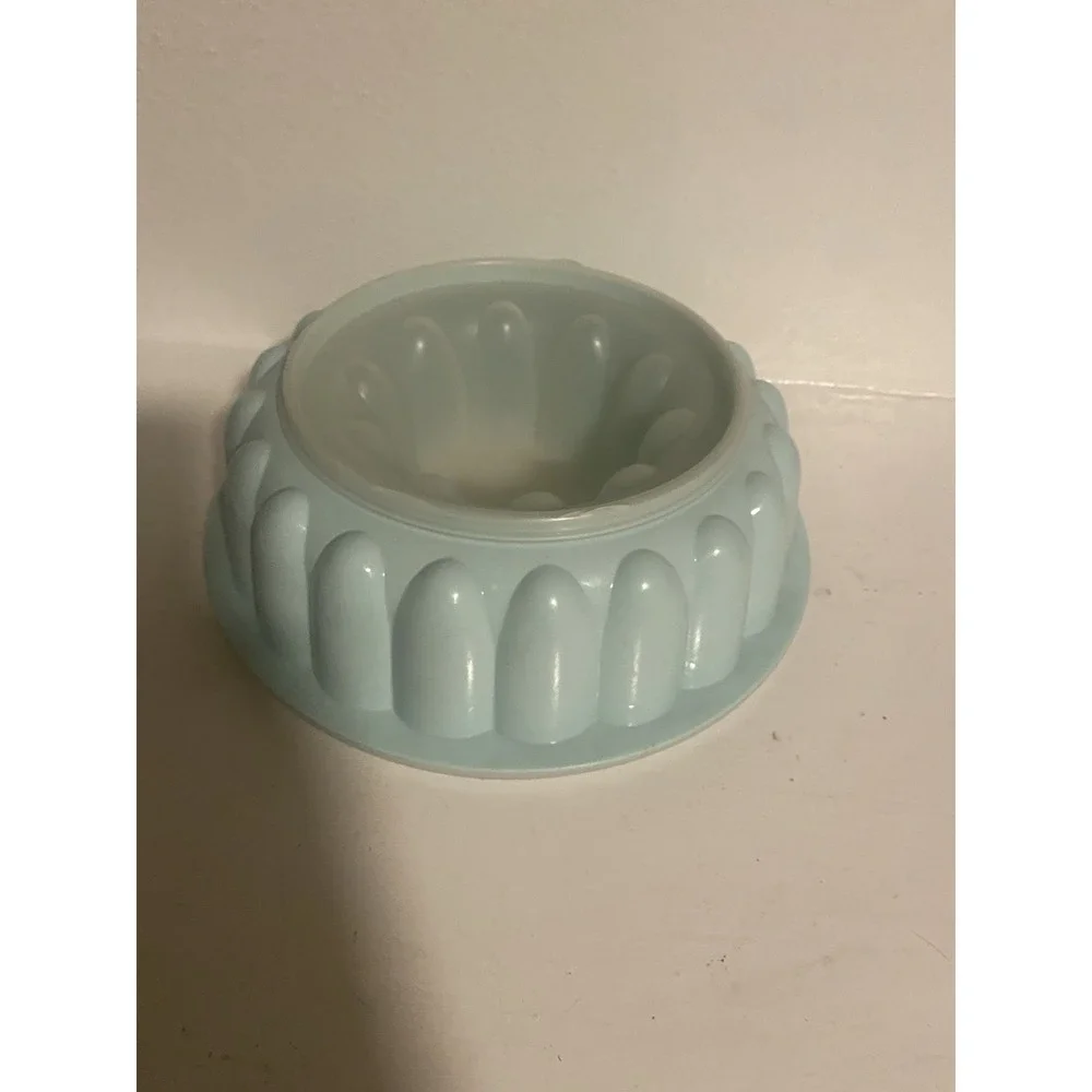 Vintage Tupperware Jello Mold Ice Ring Mint Green 3 Piece